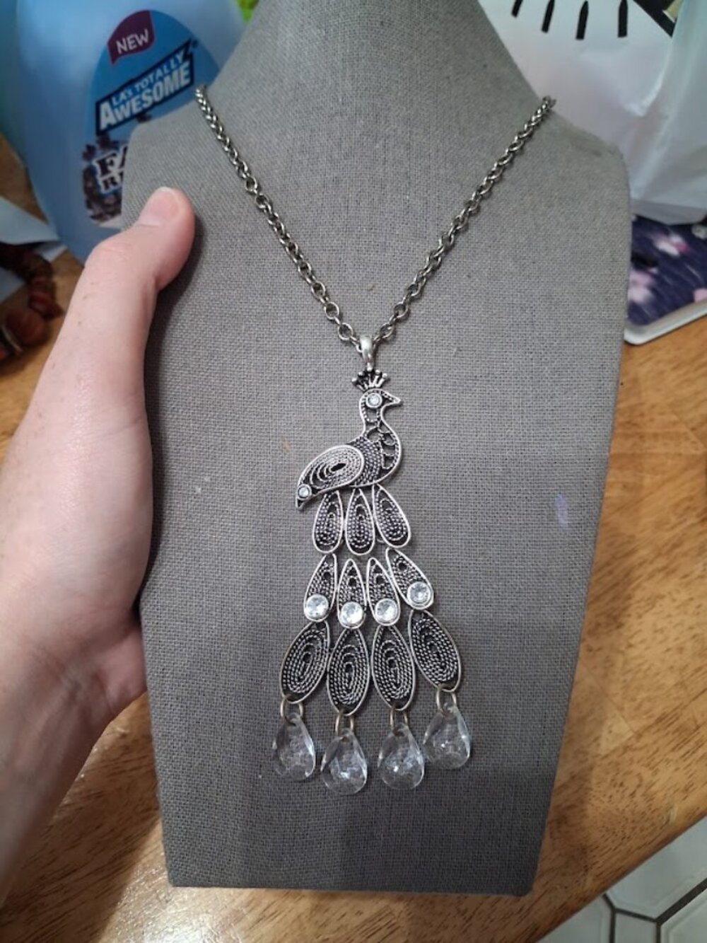 34 inch Peacock necklace